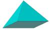  Square 
 Pyramid 
 (pentahedron) 
