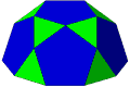 Pentagonal rotunda (J6) features
a regular decagonal face.