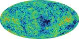 The Universe after 379 000 years,
according to WMAP (Feb. 2003)...
Click for larger picture from NASA.